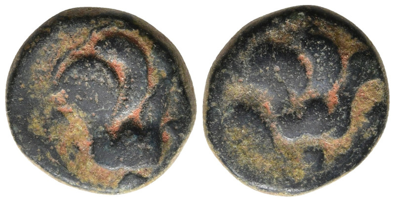 Greek coins, Æ 1,21g, 10,0mm.