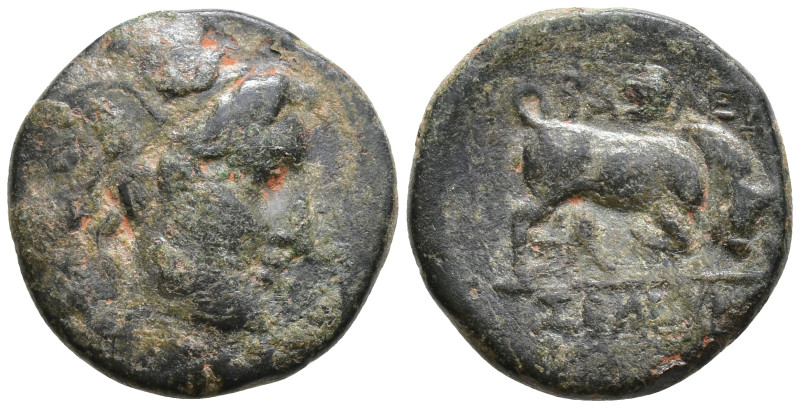 Greek coins, Æ 2,09g, 14,6mm.