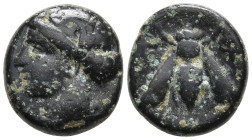 Greek coins, Æ 1,39g, 10,1mm.