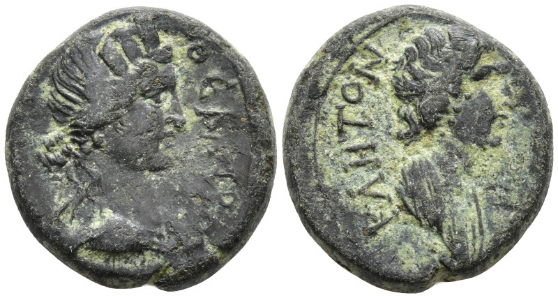 Mysia, Pergamum. Pseudo-autonomous. Time of Claudius-Nero (40-60?) Æ16mm. ΘЄAN P...