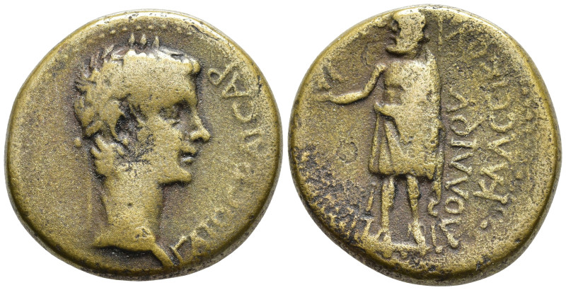 Phrygia, Aezanis. Gaius (Caligula). AD 37-41. Æ20. Lollios Klassikos, magistrate...