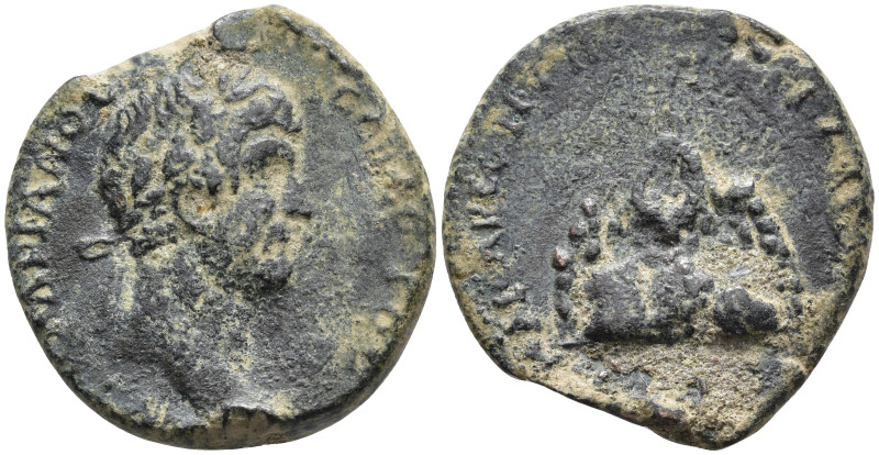 Cappadocia, Caesarea Hadrian AD. 117-138. Æ25mm.laureate head of Hadrian, right....