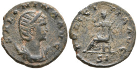 Salonina. Augusta AD 254-268. BI antoninianus Rome mint, struck AD 263-264. SALONINA AVG, diademed and draped bust of Saloninia right; crescent moon b...