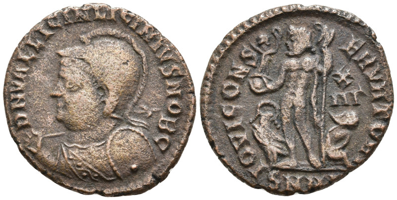 Licinius II, as Caesar, BI Nummus. Nicomedia, AD 321-324. D N VAL LICIN LICINIVS...