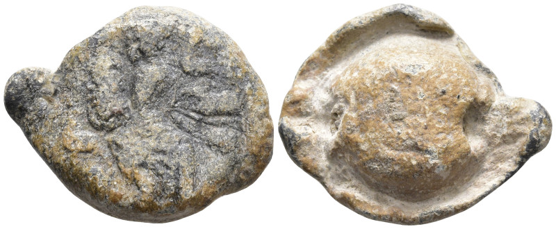 Byzantıne seal. 6,23g, 16,9mm.