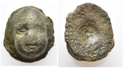 ANCIENT ROMAN BRONZE APPLIQUE.(1st- 3rd Century).Ae. 39,2g 29mm.