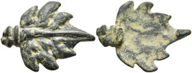 ANCIENT ROMAN BRONZE APPLIQUE.(1st- 3rd Century).Ae. 21,9g, 46,5mm.