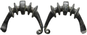 GREEK BRONZE FIBULA.(4th-3th Century BC).Ae. 50,0g, 54,5mm. Good very fine.