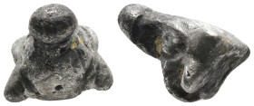 ANCIENT GREEK SILVER BULL HEAD. 3,1g, 12,5mm.