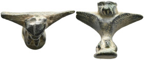 Ancient Roman Bronze Zoomorphic Casket Leg
1st-3rd Century AD.
A bronze zoomorphic winged casket leg, ending in a claw. 17,8g 27,0mm.