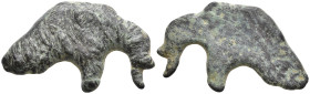 ANCIENT BRONZE MONK SEAL . 14,9g, 38,5mm.