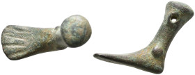 ANCIENT ROMAN BRONZE APPLIQUE.(1st- 3rd Century).Ae. 14,5g, 22,0mm.