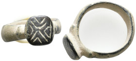 ANCIENT BYZANTINE BRONZE RING.(3rd–4th centuries).Ae. 7,9g, 29,0mm.