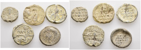 5 Byzantine seals.