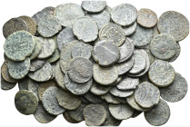 98 Roman coins.