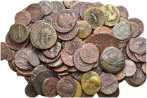 100 Roman coins.