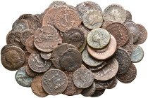 100 Roman coins.