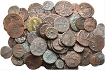 100 Roman coins.