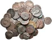 57 Roman coins.