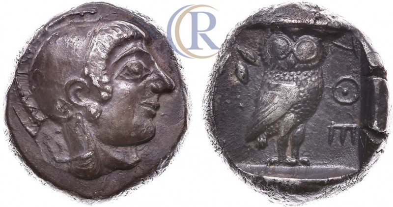 Древняя Греция. Тетрадрахма. Аттика. Афины. 546-527 гг. до н.э. 
Greek Coins. At...