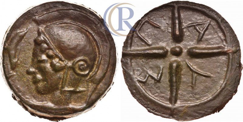 Древняя Греция. 1/4 асса. Скифия. Ольвия. 400-300 гг. до н.э. 
Greek Coins. Skyt...