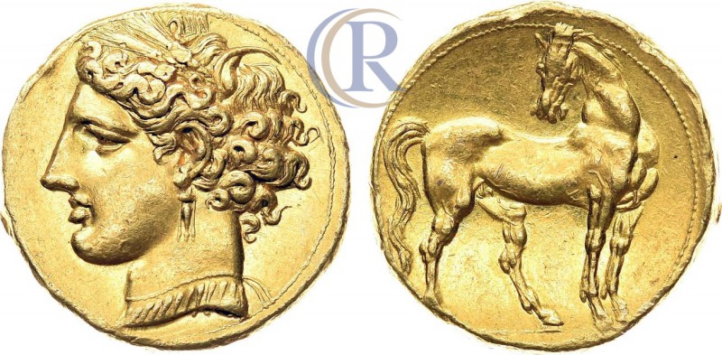 Древняя Греция. Тригемистатер. Зевгитана. Кафаген. 260 г. до н.э.
Greek Coins. Z...