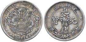 CINA Kirin 10 Cents senza data (ca. 1898) - Y180 AG (g 2,44) RR
qBB