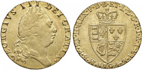 GRAN BRETAGNA Giorgio III (1760-1820) Guinea 1795 - Spink 37 AU (g 8,38)
qBB-BB