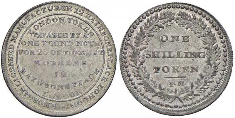 GRAN BRETAGNA Londra Token Scellino senza data (inizio XIX secolo) Henry Morgan ...