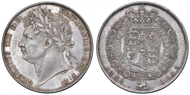 GRAN BRETAGNA Giorgio IV (1820-1830) Mezza corona 1823 - KM 688 AG (g 14,20) R
...