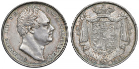 GRAN BRETAGNA Guglielmo IV (1830-1837) Mezza corona 1836 - KM 714.2 AG (g 14,12) R
qFDC
