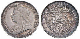 GRAN BRETAGNA Vittoria (1837-1901) Scellino 1895 - Spink 3940A AG (g 5,71) 
qFDC