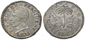 HAITI 25 Centimes An. 25 (1828) - KM 18.1 AG (g 2,65) R
SPL