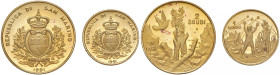 SAN MARINO Nuova monetazione (1972- ) 2 e 1 Scudo 1991 - Gig. 167 AU (g 6,45 e 3,22) In scatola originale.
PROOF