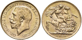 SUD AFRICA Giorgio V (1910-1936) Sterlina 1927 SA - Spink 4004 AU (g 8,00) 
SPL