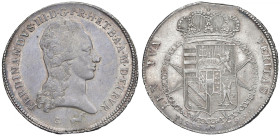 FIRENZE Ferdinando III d'Asburgo Lorena (1791-1824) Francescone 1793 - Gig. 25 AG (g 27,16) R Difetto di conio al bordo.
SPL