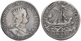 LIVORNO Cosimo III de Medici (1670-1723) Mezzo tollero 1683 - Pucci 46b AG (g 13,01) R
qBB