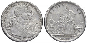 NAPOLI Ferdinando IV di Borbone (1765-1799) Piastra da 120 grana 1772 - Gig. 46 AG (g 25,33) R
qSPL
