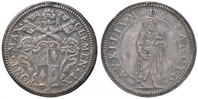Clemente IX (1667-1669) Giulio - Munt. 8 AG (g 3,17) R Bulinata e con appiccagnolo rimosso.
BB