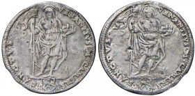 Clemente X (1670-1676) Giulio 1673 - Munt. tipo 36 AG (g 2,91) RRRR Da montatura. Accoppiamento di due coni del rovescio, pochi esemplari noti. L'acco...