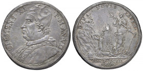 Clemente XI (1700-1721) Piastra 1707 An. VII - Munt. 35 AG (g 32,01) RR
SPL+