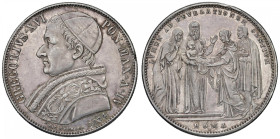 Gregorio XVI (1831-1846) Scudo 1834 An. IV - Gig. 65 AG (g 26,47) Difetto del tondello al D/.
qFDC