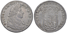 Vittorio Amedeo II (1680-1730) Lira o 20 soldi 1690 T - CNI 35 AG (g 6,06) 
BB+