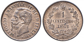 Vittorio Emanuele II (1861-1878) Centesimo 1862 N 2 su 1- Nomisma 967 CU NC
FDC