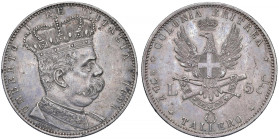 Umberto I Eritrea (1890-1896) Tallero o 5 lire 1891 - Gig. 1 AG R
qSPL