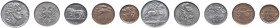 ALBANIA Serie di 5 valori 1926-1927 - KM 1-5 NI, AE In slab PCGS n° 14950950, 14950914, 14950853, 14950805, 14950757.
MS 64/MS 65