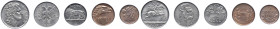 ALBANIA Serie di 5 valori 1926-1927 - KM 1-5 NI, AE In slab PCGS n° 14950946, 14950924, 14950847, 14950832, 14950782.
MS 64/MS 65
