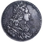 Russian Empire, Peter II (1727 - 1729). 1 Rouble 1727, Silver, 28.44 gr, KM#182, VF 35, 6638500-003, Bitkin 19
