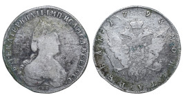 Russian Empire, Catherine II the Great (1762 - 1796). 1 Rouble 1793, Silver, 24 gr, C# 67c, Bitkin 262