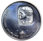 Israel, Yitzhak Rabin (1974 - 1977). 25 Lirot 1974, Silver, 26 gr, KM#79, 1st Anniversary - Death of David Ben Gurion, PL